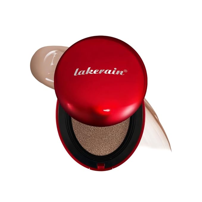 Flawless Glass Skin with Cushion Foundation - Long-lasting, Beige, ) 18g