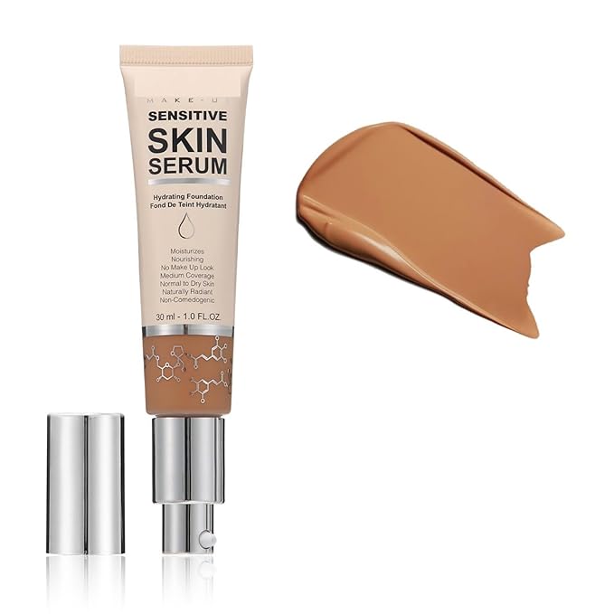 MAEPEOR Hydrating Foundation 6 Colors Full Coverage Liquid