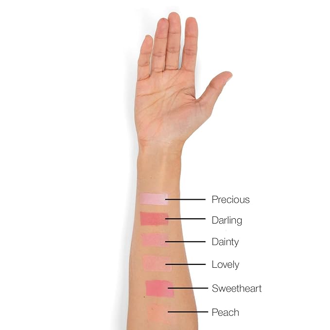 Palladio I'm Blushing 2-in-1 Cheek and Lip Tint, Buildable Lightweight Cream Blush, Sheer Multi Stick Hydrating formula, All day wear, Easy Application, Shimmery, Blends Perfectly onto Skin, Darling