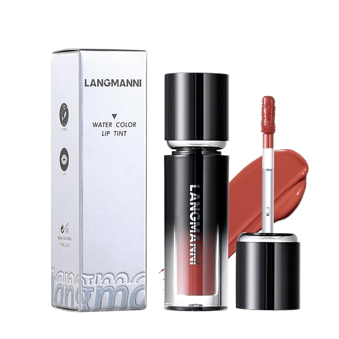 LANGMANNI Lip Oil Tint | Hydrating & Long-Lasting Lip Stain | Moisturizing And High Gloss Makeup,Non-Sticky Lip Stain For Watery And Silky Smooth Lips(#4+5+6)