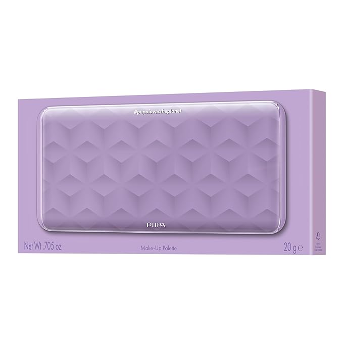 Pupa Milano Make-Up Palette L, 001 Lilac, 0. 71 oz