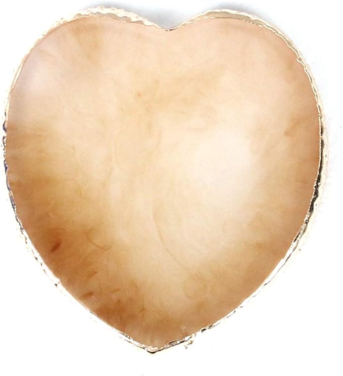 AKOAK 1 Pack Nail Heart Shape Resin Palette