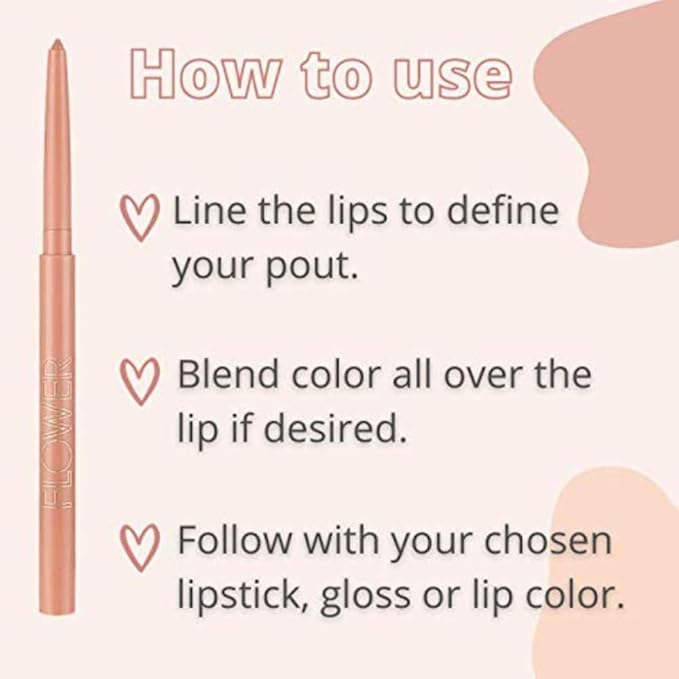 Flower Beauty Petal Pout Lip Liner - Smooth Pigment