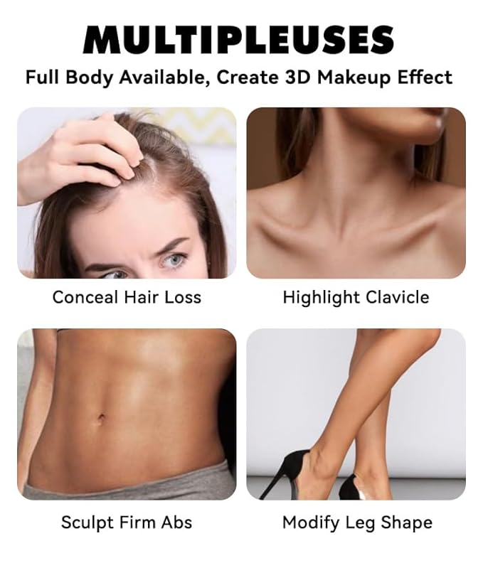 3 Pcs Face Contour Sticks Set, Shades with