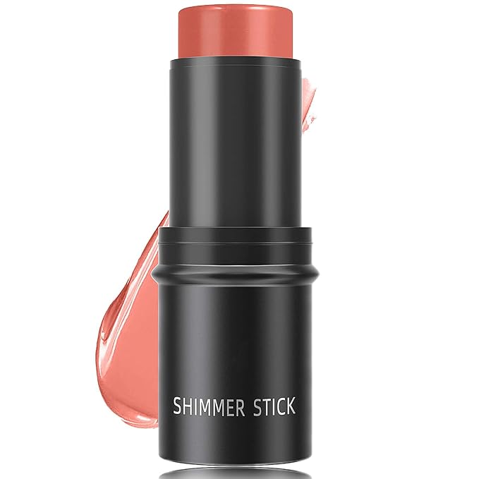 Cream Blush Stick for Cheeks & Eyes & for Women(#06)