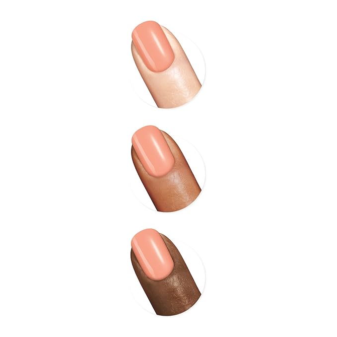 Sally Hansen Miracle Gel™, Peach Please, Long Lasting, Gel-Like Formula, No UV Lamp Needed, Orange Nail Polish