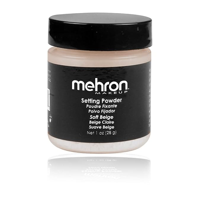 Mehron Ultrafine Setting Powder - Soft Beige . 1 oz