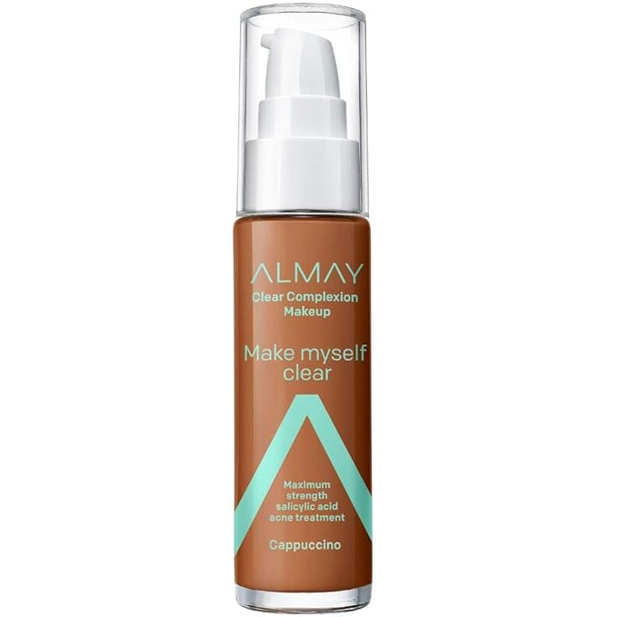 Almay Clear Complexion Makeup, Matte Finish Liquid Fou 0 oz