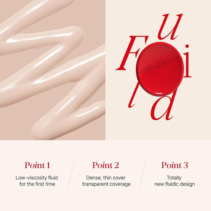 Espoir Be Velvet Fluid Foundation #20 Vanilla 1. makeup Foundation 05oz