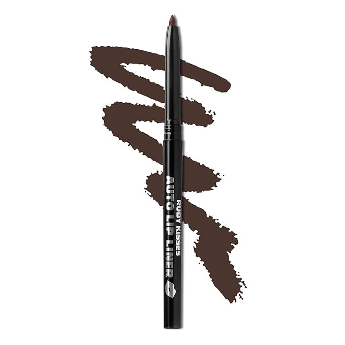 Ruby Kisses Auto Lip Liner Pencil, Long Lasting Lip