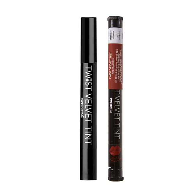 Long Lasting Lip Stain for Lips and Cheek Tint | High Pigment Color | lightweight Matte Finish | Weightless | Full Coverage | Twist Velvet Tint #13 (No.13)