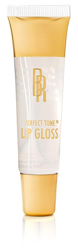 Black Radiance Perfect Tone Lip Gloss, Clear Shine, 0.4 Oz (Pack of 2)