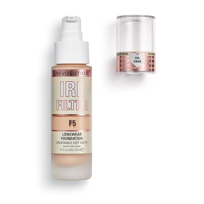 Revolution Beauty, IRL Filter Longwear Foundation, Soft &