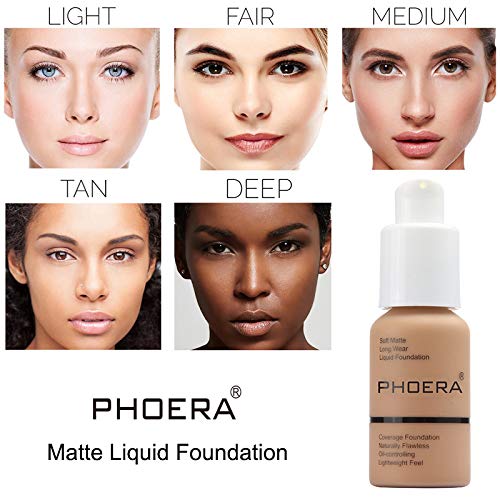 2 Pack PHOERA Foundation 102# Nude and 103#