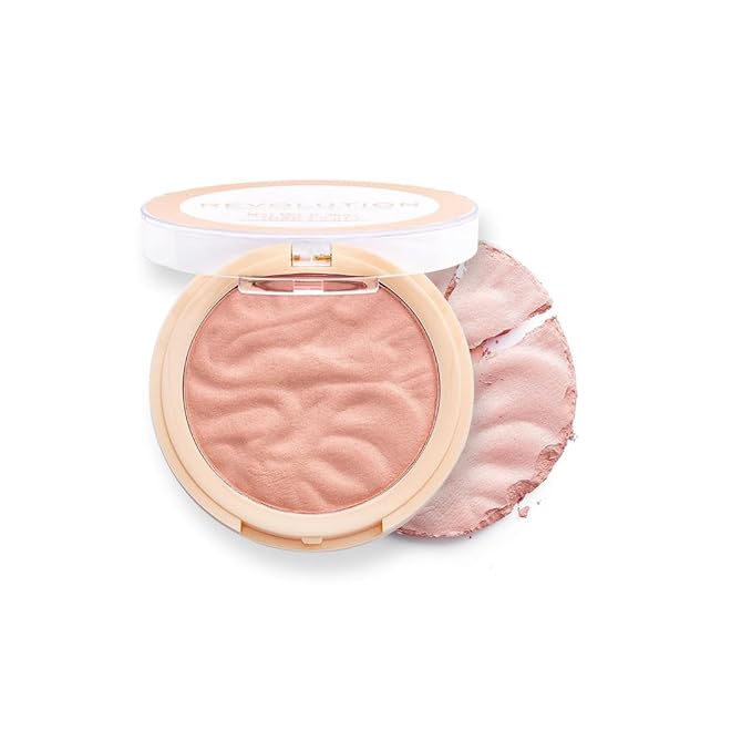 Revolution Beauty, Blusher Reloaded, Pressed Powder Face Blusher, Highly Pigmented & Long Lasting Formula, Sweet Pea, 0.26 Oz.