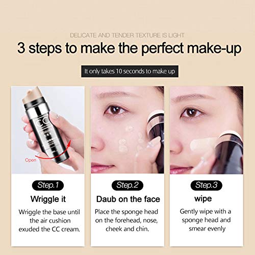 Magik Images Mushroom Head Air Cushion BB CC Stick, Ivory)