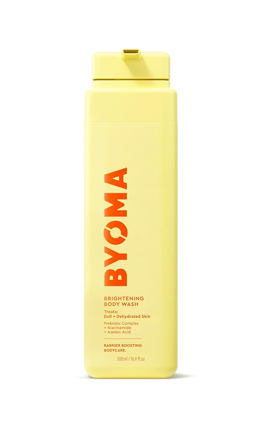 BYOMA Brightening Body Wash - Creamy Formula with Niacinamide & Azelaic Acid for Dull, Dehydrated Skin - Brightens & Evens Tone - Skin Barrier Repair - 16.9 Fl. Oz