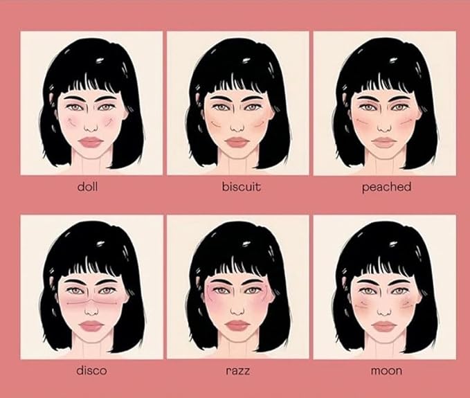 Stamp Liquid Blush Stamp Blush with Heart Shaped Women (4)