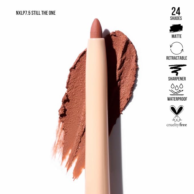 Retractable Waterproof Lip Liner with Built-in Sharpener by Beauty Creations NUDEX Collection (Still The One 7.5)