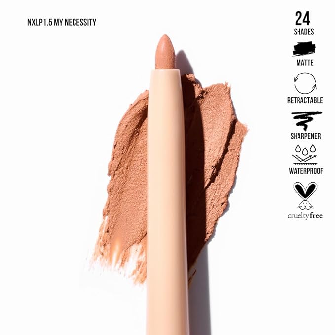 Retractable Waterproof Lip Liner with Built-in Sharpener by NUDEX Collection (My Necessity 1.5)