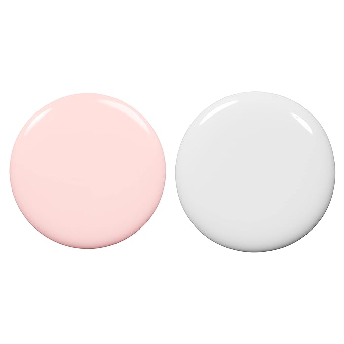 essie nail polish, Ballet French Manicure Kit, a sheer pink and a white nail polish, 8-free vegan, 1 kit