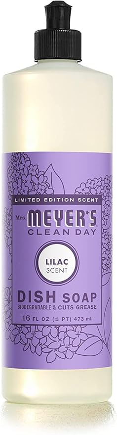 MRS. MEYER'S CLEAN DAY Variety Pack, 1 Mrs. Meyer's Liquid Dish Soap Lilac, 16 OZ, 1 Mrs. Meyer's Liquid Hand Soap, Daisy, 12.5 OZ, 1 CT