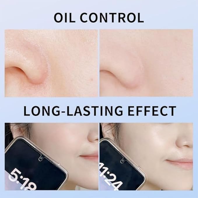 Oil Control Face Pressed Powder, Matte and Smooth (#03 DARK)