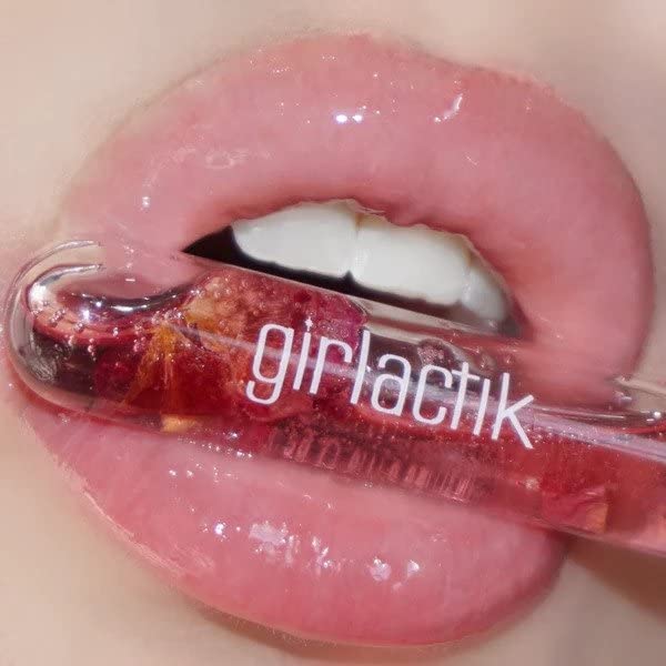 Girlactik Rose Oil Tinte Petal Gloss, 0.17 OZ (LaRose)