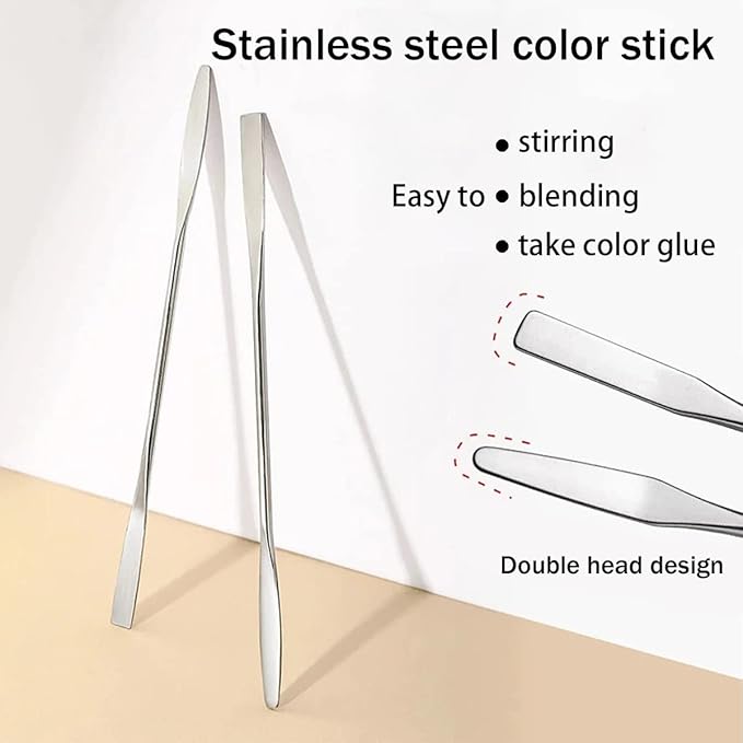 Acrylic Cosmetic Makeup Palette, 2 Pack Makeup Mixing