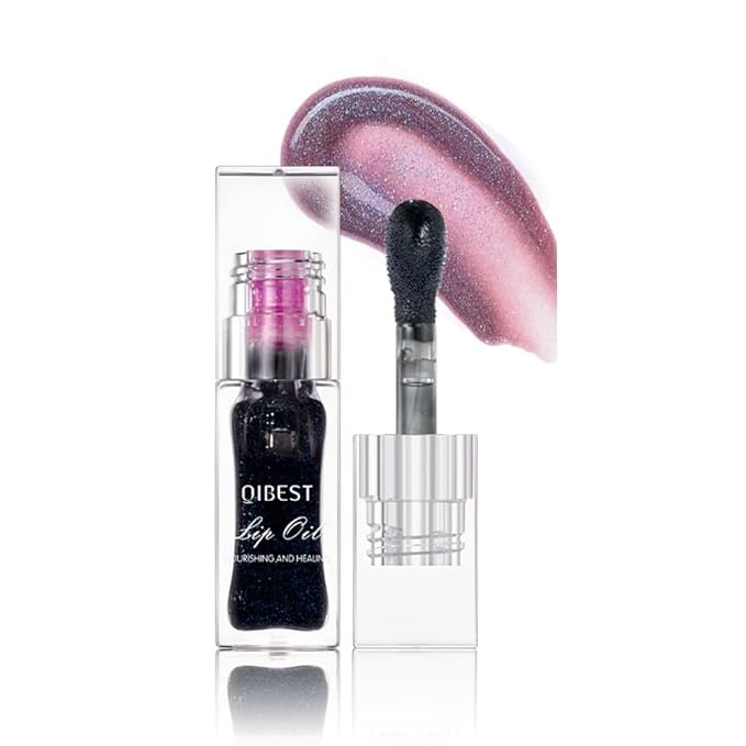 Hydrating Lip Gloss Transparent Lip Care,Magic Color Changing Moisturizing Lip Glow Oil Plumping Glimmer Glow Lipstick, Long Lasting Non-sticky Fresh Texture Lip Oil(Q2394-5#Change Color)