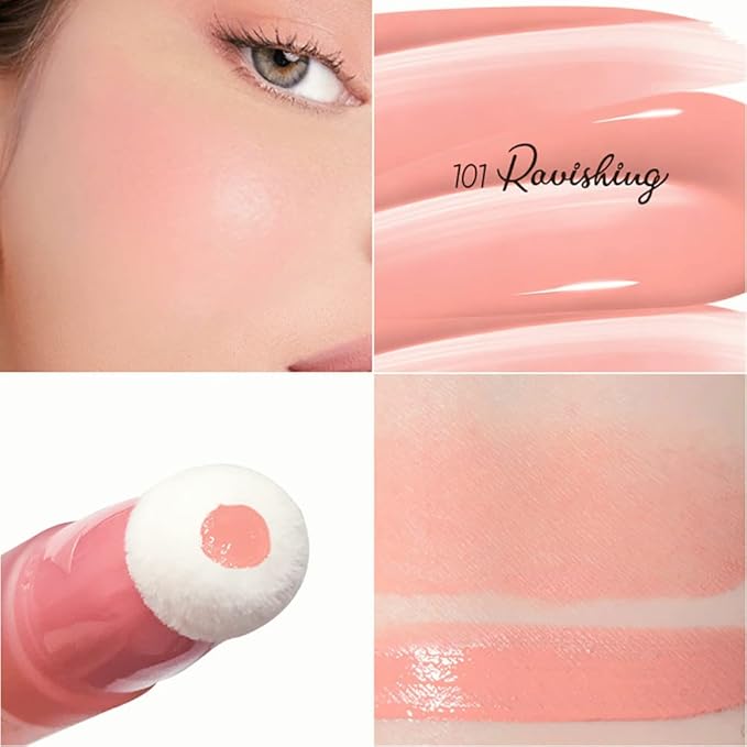 Mysense Liquid Blush Makeup Wand, Soft Cream Blush Pink, 0.34fl.oz