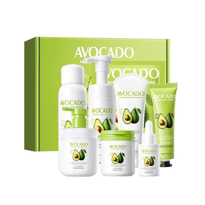 Avocado Facial Skincare Set - Complete Moisturizing