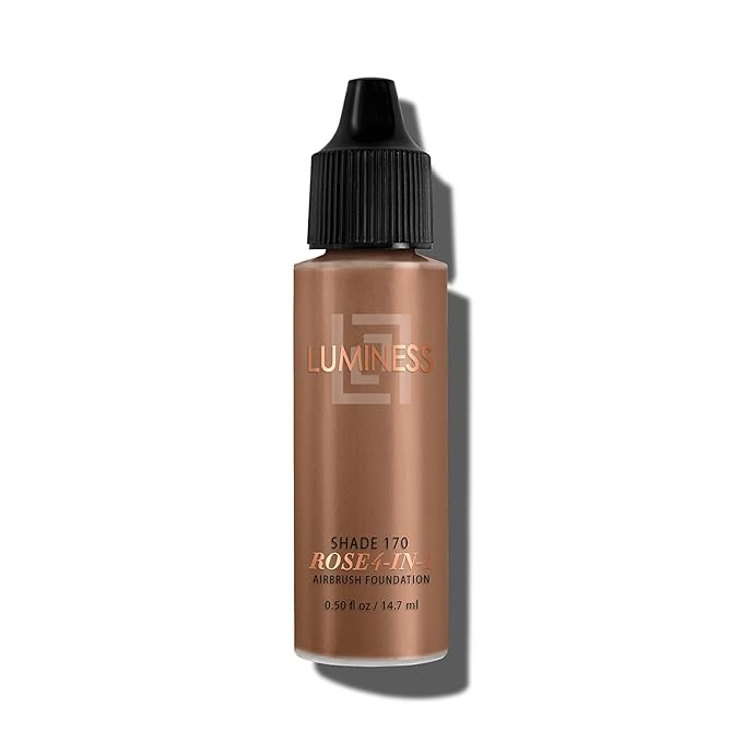 LUMINESS Rose 4-in-1 Airbrush Foundation - Shade 170, 0.50 oz