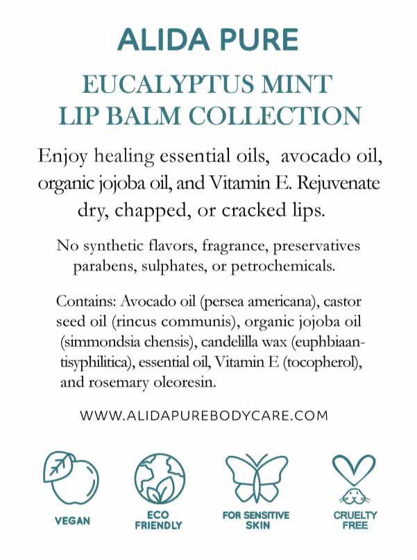 ALIDA PURE Eucalyptus Mint Lip Balm Lips,