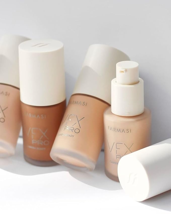 FARMASi Vfx Pro Foundation, Full Coverage Liquid Cream, Light 11 30 ml