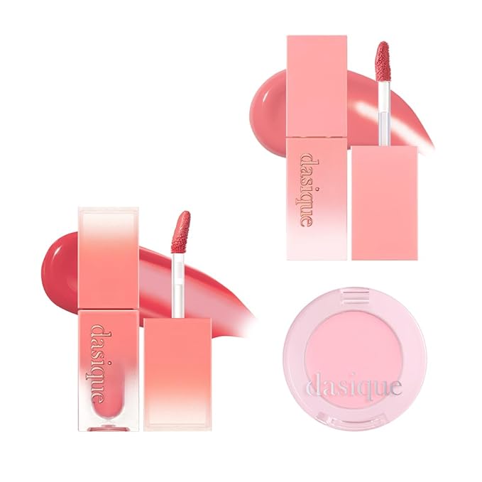 dasique Juicy Dewy Tint Duo Set #06 Rose Pudding