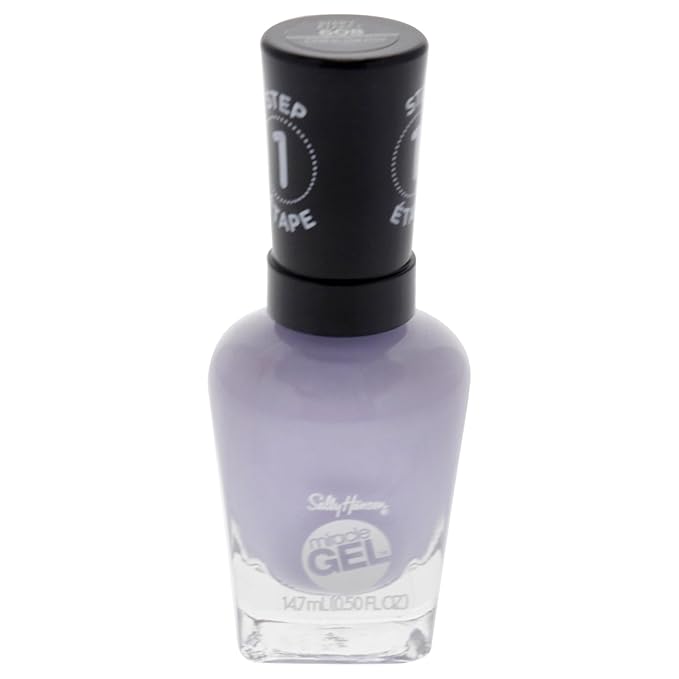 Sally Hansen Miracle Gel™, Cozy Chic Chill in the Heir, Long Lasting, Gel-Like Formula, No UV Lamp Needed, Purple Nail Polish