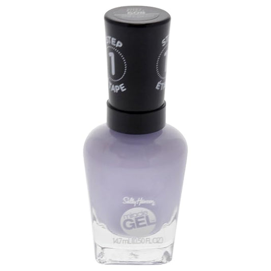 Sally Hansen Miracle Gel™, Cozy Chic Chill in the Heir, Long Lasting, Gel-Like Formula, No UV Lamp Needed, Purple Nail Polish