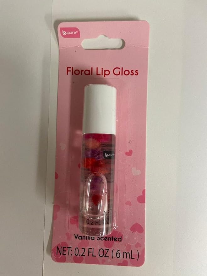 b.pure Floral Lip Gloss Vanilla Scented .2 oz