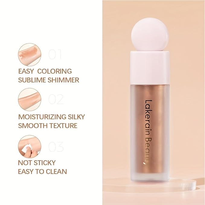 GECOMO Liquid Contour Beauty Wand Face Highlighter Bronzer 0.25 Oz