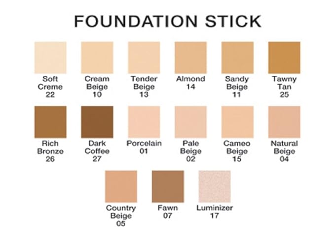 Creamy Conditioning Foundation Stick Buildable Coverage Hypoallergenic (Ivory)
