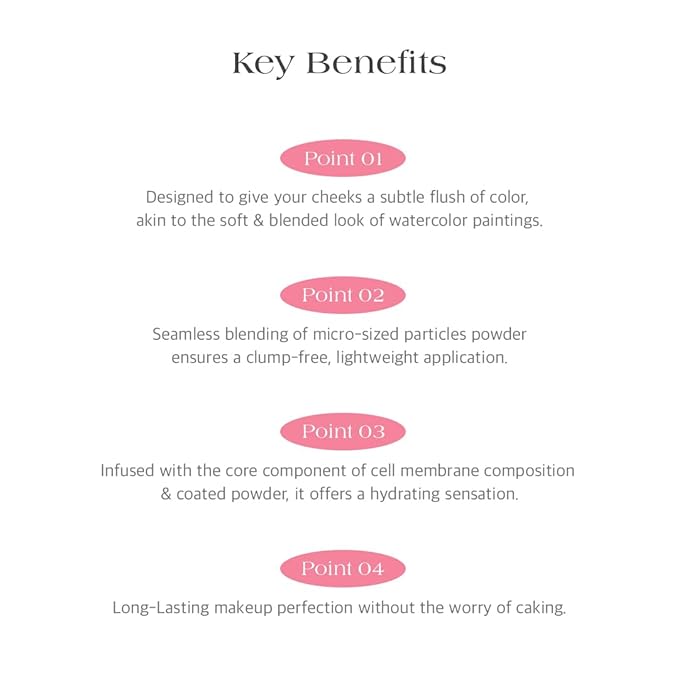 Dr.Althea Dear.A Fluffy Blush -An airy, long-lasting pressed Apricot Cream)