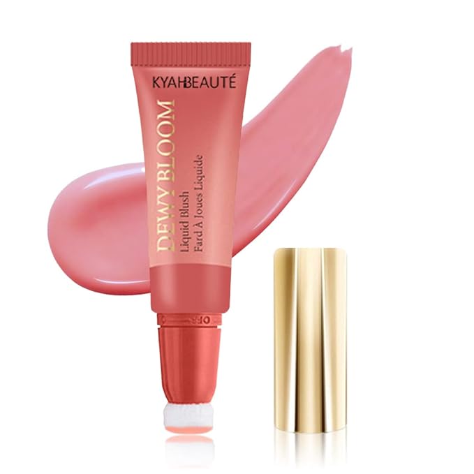 Mysense Liquid Blush Makeup Wand, Soft Cream Blush Wishes-Pink, 0.34fl.oz