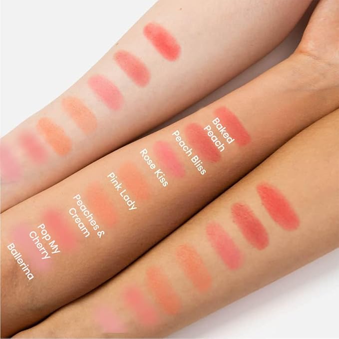 Revolution, Blusher Reloaded, Pressed Powder Face Blusher, Highly Pigmented & Long Lasting Formula, Rose Kiss, 0.26 oz