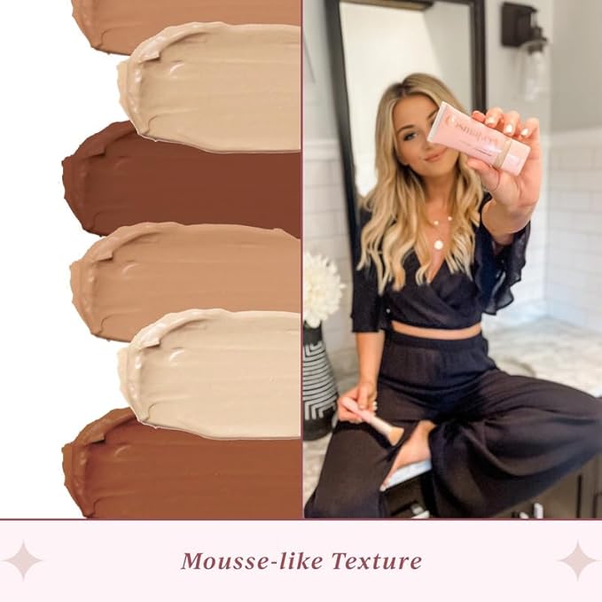 Foundation for Light to Full Coverage - Mousse (Light Medium)