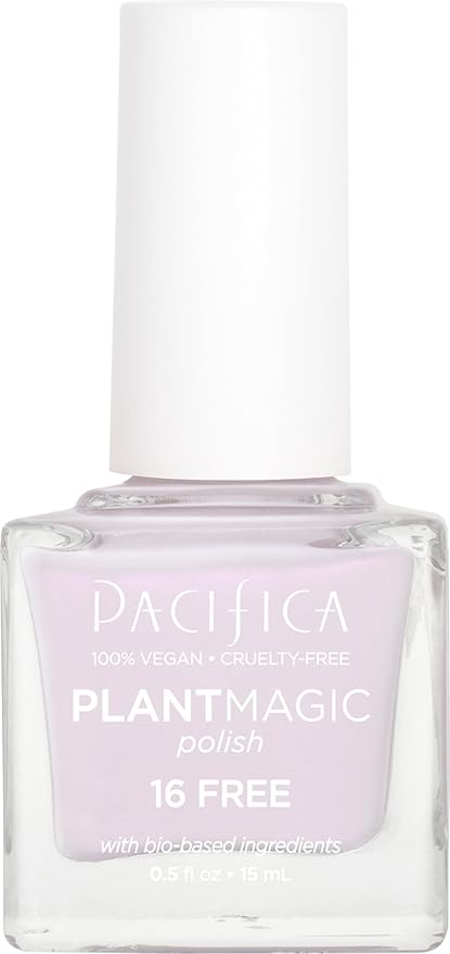 Pacifica Natural Nail Polish – Plant Magic Lilac Purple Nail Polish - Plant Based, Non-Toxic & Clinically Tested - Lasting Colors, Glossy, Chip-Resistant, Clean Beauty, Dermatologist Approved Lilac