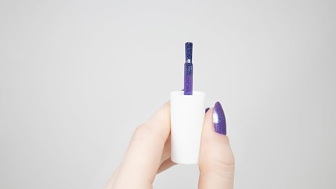 Pacifica Natural Nail Polish – Plant Magic Blue Glitter Nail Polish - Plant Based, Non-Toxic & Clinically Tested - Lasting Colors, Chip-Resistant, Clean Beauty, Dermatologist Approved Tourmaline Stone