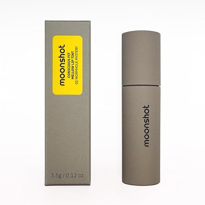 Moonshot KOREA Conscious Fit Mellow Lip Stain Longwear, Weightless, Not Animal Tested,Glow-Boosting, Long-Lasting, Comfortable, Non-Sticky,k-beauty, (Wormhole Mystery, 02)