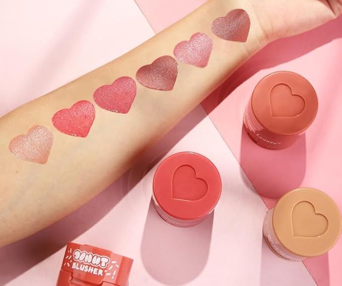 Stamp Liquid Blush Stamp Blush with Heart Shaped Women (2)