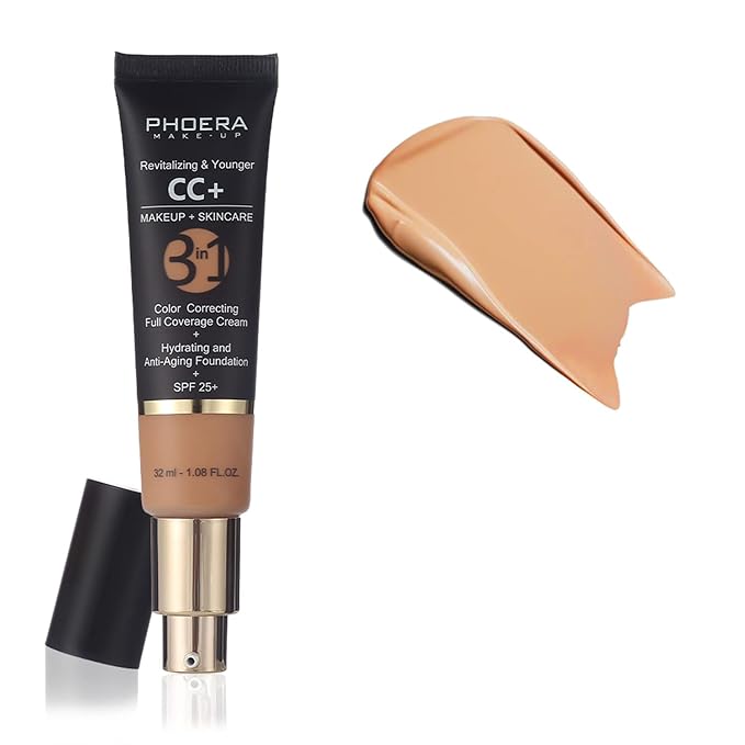 MAEPEOR Full Coverage Foundation 6 Colors Mattle Oil-Control Buff Beige)